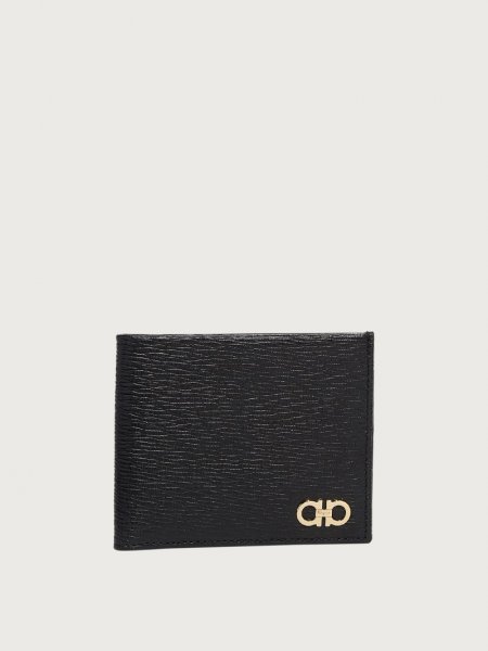 Ferragamo | Men's Gancini Wallet - Black