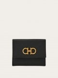 Ferragamo | Women's Gancini Credit Card Holder - Black