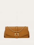 Ferragamo | Women's Front Flap Crossbody Bag - Burnt Ocher