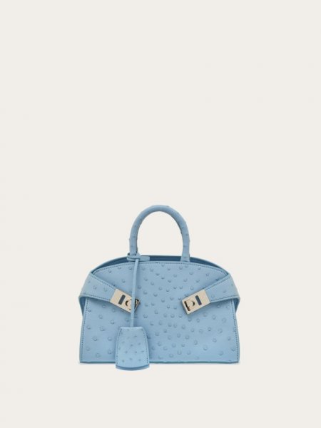 Ferragamo | Women's Hug Handbag - Sky Blue