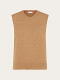 Ferragamo | Women's Sleeveless Gilet - Camel