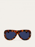 Ferragamo | Women's Sunglasses - Tortoise/Blue