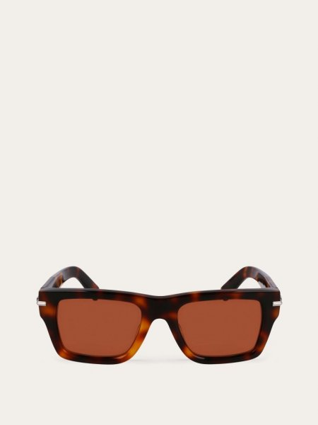 Ferragamo | Men's Sunglasses - Tortoise/Brick