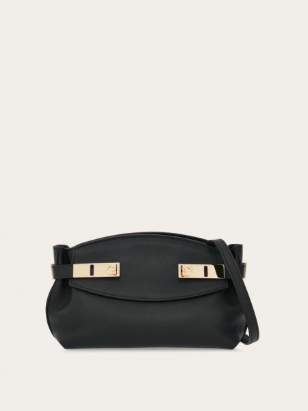 Ferragamo | Women's Hug Soft Crossbody Bag - Black