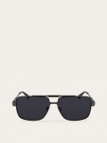 Ferragamo | Men's Sunglasses - Gunmetal/Grey