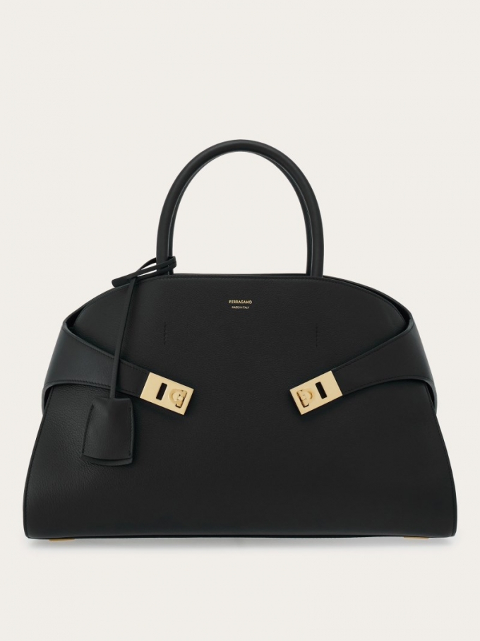 Ferragamo | Women's Hug Handbag - Black