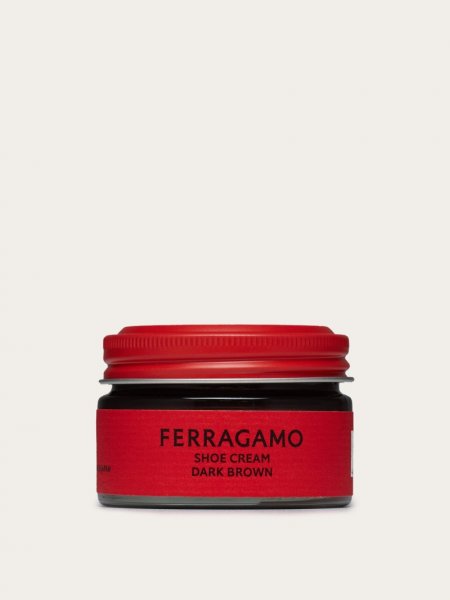 Ferragamo | Men's Shoe Care Cream - Dark Brown