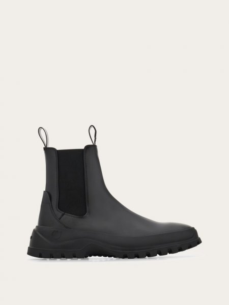 Ferragamo | Men's Chelsea Boot - Black