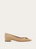 Ferragamo | Women's New Vara Plate Pump - Nude