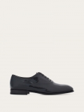 Ferragamo | Men's Oxford With Wave Detail - Black