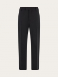 Ferragamo | Men's Flat Front Trouser - Black