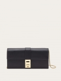 Ferragamo | Women's Hug Wallet With Chain - Black