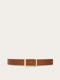 Ferragamo | Men's Reversible And Adjustable Belt - Cognac/Black