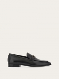 Ferragamo | Men's Moccasin With Gancini Ornament - Black