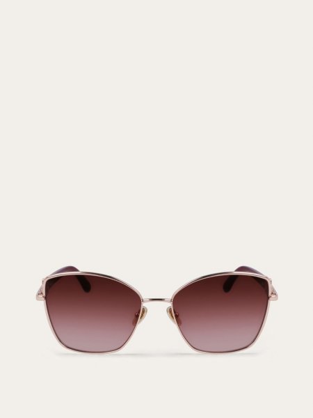 Ferragamo | Women's Sunglasses - Rose Gold/Gradient Wine