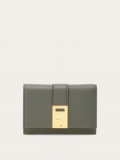 Ferragamo | Women's Hug Compact Wallet - Ash Grey