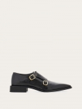 Ferragamo | Men's Double Monkstrap - Black