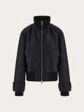 Ferragamo | Women's Monogram Nylon Blouson - Black