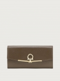 Ferragamo | Women's Gancini Continental Wallet - Cumin