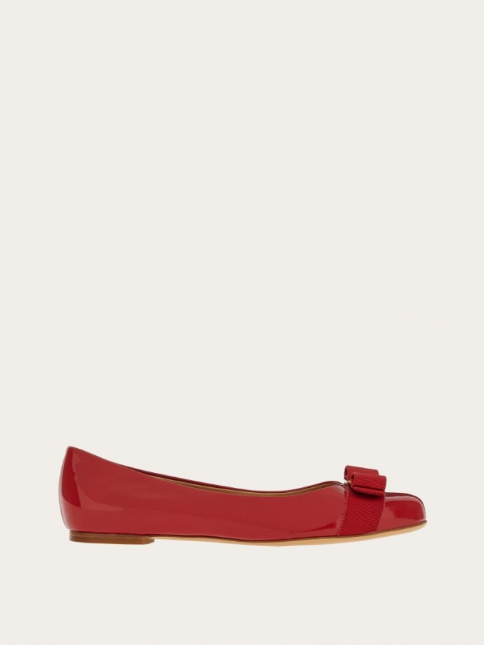 Ferragamo | Women's Varina Ballet Flat - Red