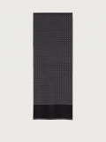 Ferragamo | Men's Gancini Scarf - Black/Grey