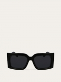 Ferragamo | Women's Sunglasses - Black/Grey