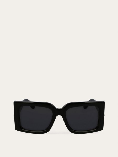 Ferragamo | Women's Sunglasses - Black/Grey