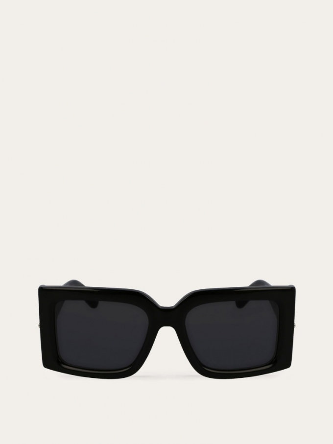 Ferragamo | Women's Sunglasses - Black/Grey