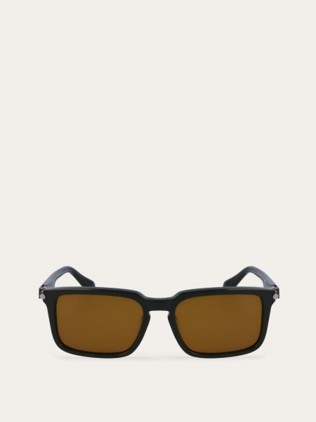 Ferragamo | Men's Sunglasses - Dark Green