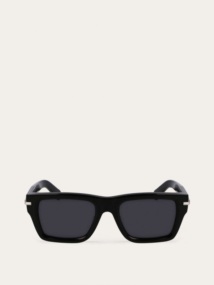 Ferragamo | Men's Sunglasses - Black/Grey