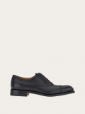 Ferragamo | Men's Tramezza Oxford Brogue - Black/Cookie