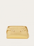 Ferragamo | Women's Metallic Hug Mini Crossbody Bag - Gold