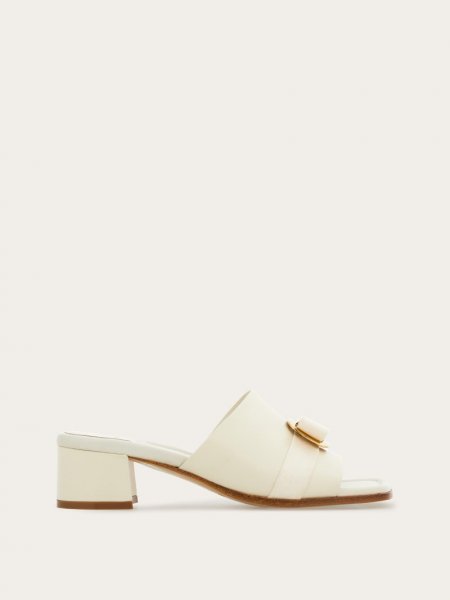 Ferragamo | Women's New Vara Plate Slide - Mascarpone