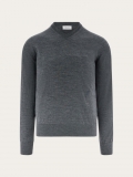 Ferragamo | Men's V-Neck Sweater - Charcoal