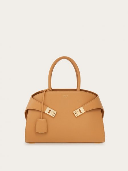 Ferragamo | Women's Hug Handbag - Light Camel