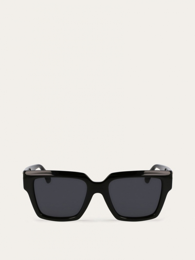 Ferragamo | Women's Sunglasses - Black/Grey