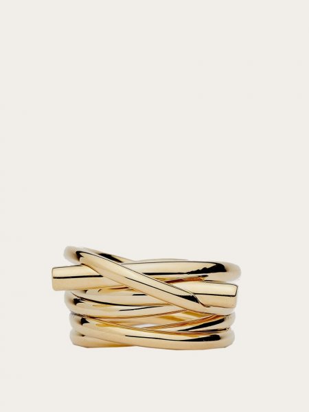 Ferragamo | Women's Gancini Ring - Gold (Size 52)