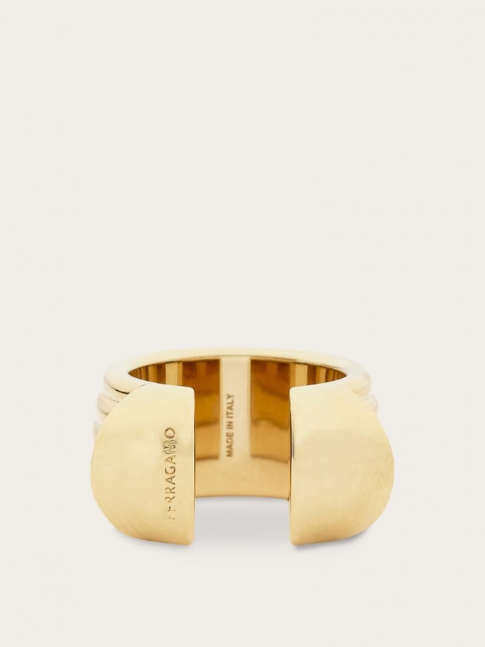 Ferragamo | Women's Gancini Ring - Gold (Size 52)