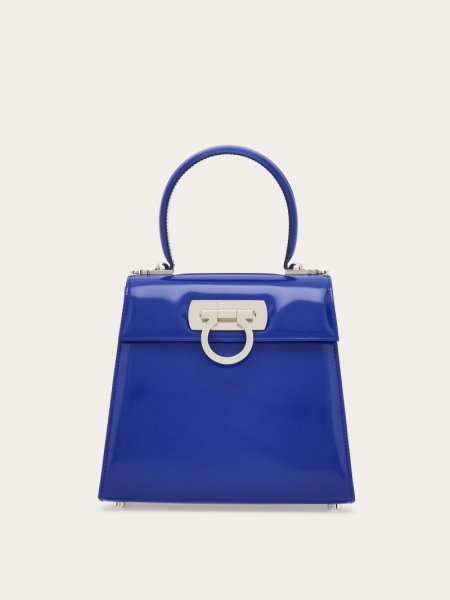 Ferragamo | Women's Iconic Top Handle - Lapis Lazuli