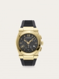 Ferragamo | Men's Vega Chrono Watch - Ip Yellow Gold/Black