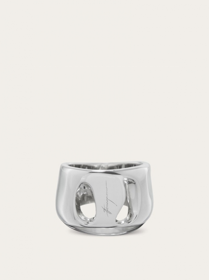 Ferragamo | Women's Vara Ring - Silver (Size 52)