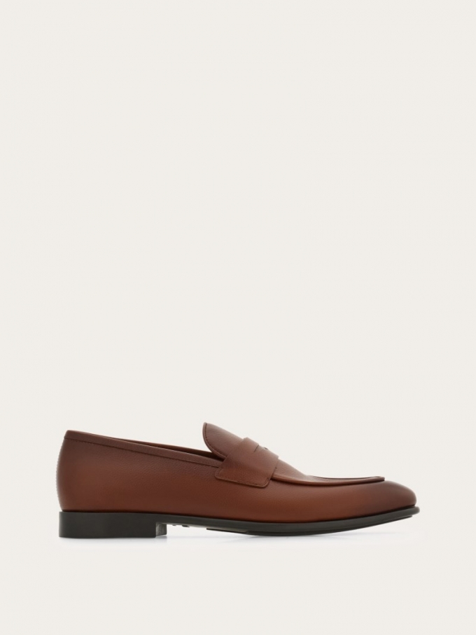 Ferragamo | Men's Penny Loafer - Brown