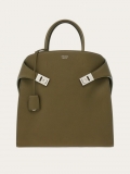 Ferragamo | Men's Hug Tote Bag - Olive Green