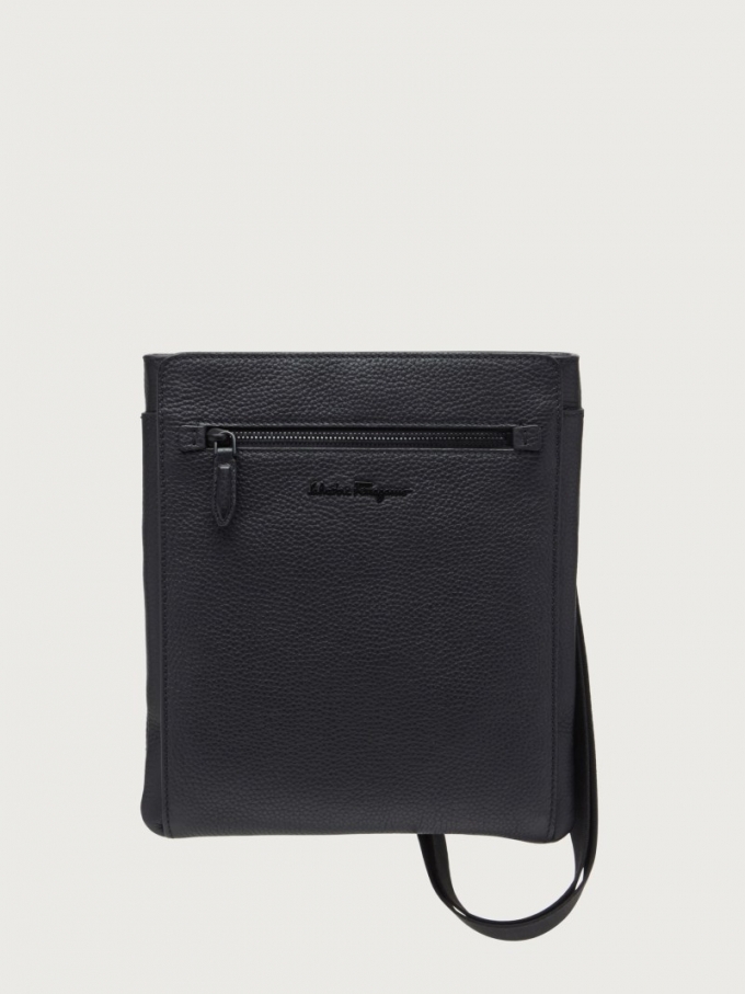 Ferragamo | Men's Cross Body Bag - Black