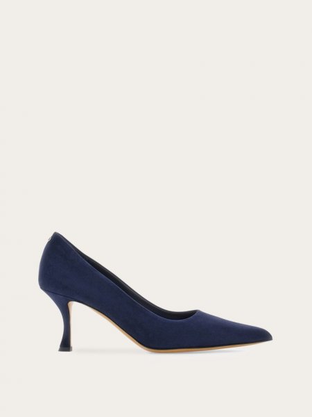 Ferragamo | Women's Pump Shoe - Midnight Blue