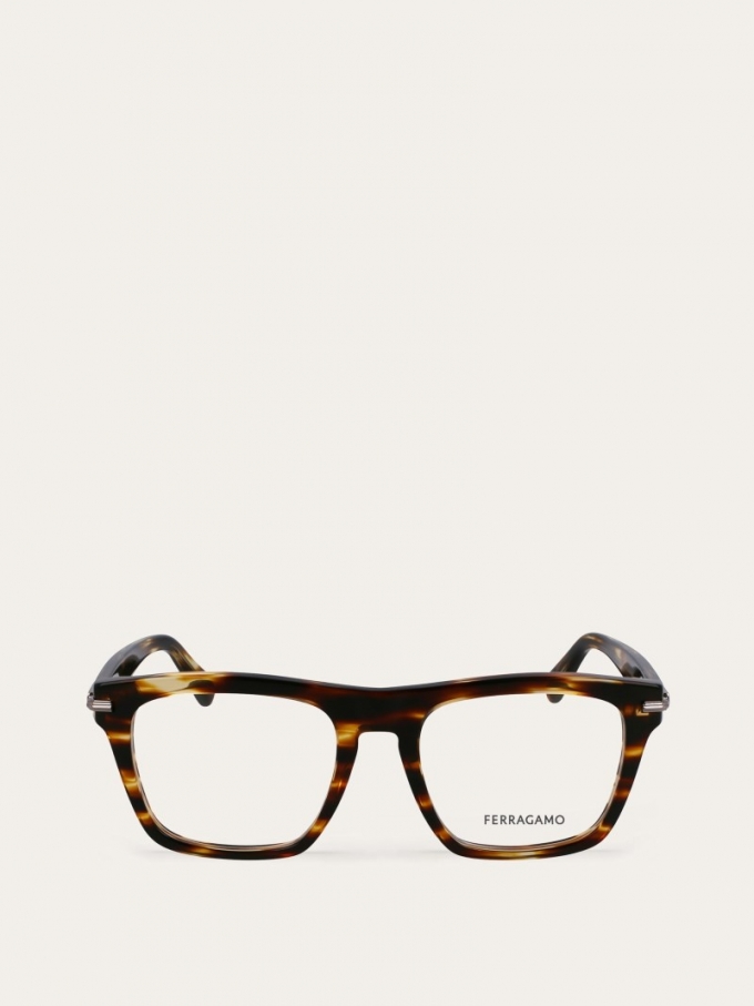 Ferragamo | Men's Optical Glasses - Brown