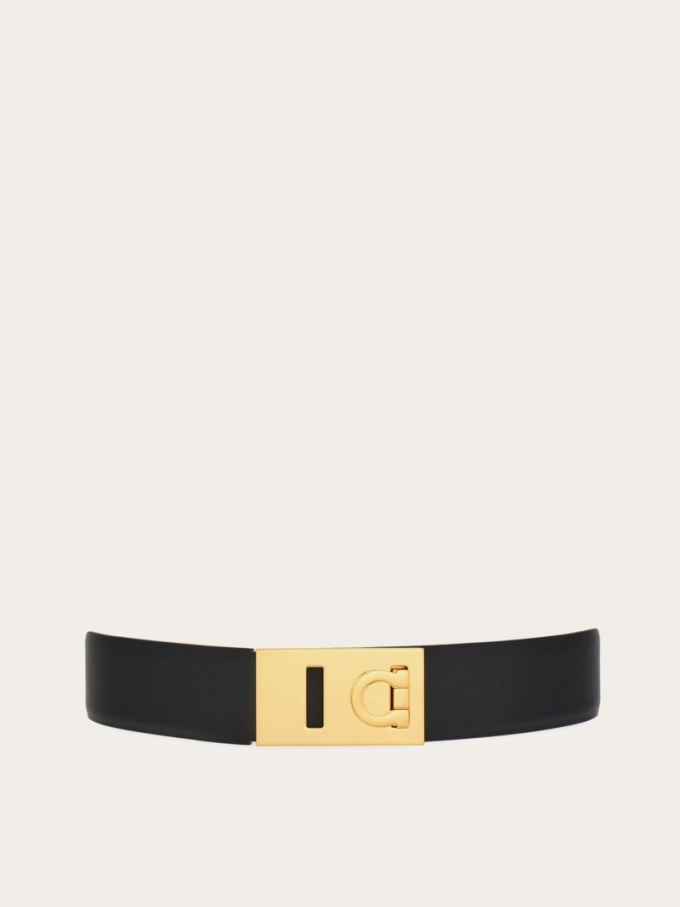 Ferragamo | Women's Adjustable Hug Belt - Black