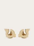 Ferragamo | Men's Gancini Cufflinks - Light Gold