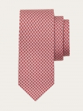 Ferragamo | Men's Owl Print Silk Tie - Red