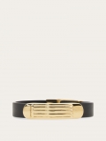 Ferragamo | Men's Bracelet With Signature - Black